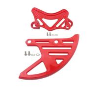 Universal Motocross Rear Caliper Brake Disc Protection Compatible with CR 125R 250R CRF250X 450X 250RX 450RX 250R 450R 450L CRF Models 2002-2022(Red)(Red)