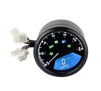 Universal Motorbike Fuel Gauge,Universal Motorcycle LCD Digital Display Speedometer Odometer Tachometer Fuel Meter Gauge
