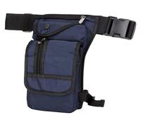 Universal Motorbike Military Style Bag Motorcycle Waist Bag Men's Canvas Drop Leg Bag Functional Messenger Shoulder Bag Motorcycle Seat Bag(Blue)
