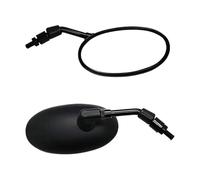 Universal Motorbike Mirror 10MM Motorcycle Parts Universal Side Rear View Mirror Oval Chrome Moto Accessories