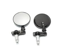 Universal Motorbike Mirror For Universal Motorcycle Bike Modified Retro Folding Motorcycle Rearview Mirror Black Blank 22mm Handlebar Rearview Mirror Motorcycle Rearview Mirror