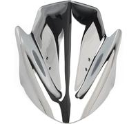 universal motorbike windscreen Motorbike Windshield Wind Deflectors ABS Plastic ER-6N 2012 2013 2014 2015 2016(Silver)