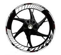Universal Motorcycle 17 Inch Wheel Hub Decal Decorative Rim Waterproof Reflective For YAMAHA For YZF R7(Style 12)