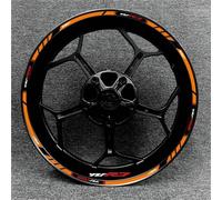 Universal Motorcycle 17 Inch Wheel Hub Decal Decorative Rim Waterproof Reflective Sticker For YAMAHA For YZF R7(Style 8)