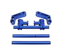Universal Motorcycle 7/8" 22mm Handlebar Removable Adjustable Steering Handle Bar Motocross Scooter Accessories Motorcycle Mid Handlebars(Blue)