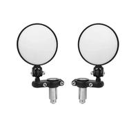 Universal Motorcycle 7/8" 22mm Round Mirrors Handlebar Foldable Mirrors HandleBar End Rearview Side Mirror Rearview Mirror