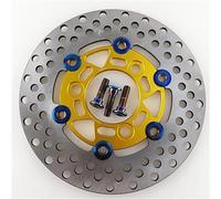 Universal Motorcycle Aluminum Alloy Floating Brake Discs 200mm Rapid Cooling Brake Pads For Ho&nda DIO 28/34/35/36(200 Gold disc)