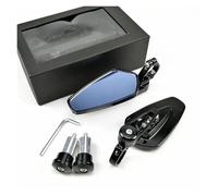 Universal Motorcycle Aluminum Bar End Side Rearview Mirror For YA&MAHA TTR600 XT250X TRICKER DT230LANZA(Style A)
