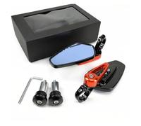 Universal Motorcycle Aluminum Bar End Side Rearview Mirror For YA&MAHA TTR600 XT250X TRICKER DT230LANZA(Style D)