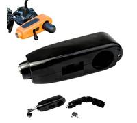 Universal Motorcycle Anti-Theft Handlebar Lock, Heavy Duty Security Lock for Motorcycle Scooter Bicycle, Adjustable Throttle Lock with Precision Copper Core, Portable Bike Anti Theft Device (Black)