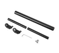 Universal Motorcycle Balance Bar Crossbar Handlebar Aluminum Alloy CNC Extended Reinforcement for Motorcycle(Black)