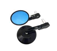 Universal Motorcycle Bar End Mirrors Round Cafe Racer Motorcycle Rear View Mirror For Scrambler 800 1200