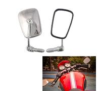 Universal motorcycle bar end side mirror 22mm chrome mirror for motorcycle chopper scooter cafe racer rear view mirror