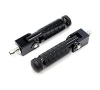 Universal Motorcycle Bicycle Folding Foot Pegs 90 Degree Foldable Electric Motorbike Passenger Footrests Rearsets Rear Set Footpegs foot Rest Pedals M8 Install Bolts