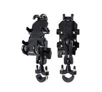 Universal Motorcycle Bike Mobile Phone Holder Aluminum Bicycle Riding Navigation Bracket GPS Shockproof Handlebar Navigation Bracket(NH)