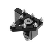 Universal Motorcycle Brake Foot Pedal, Black Aluminum Alloy Anti Slip | Lightweight Improved Control, Special Surface Finishing, for Passenger Footrest and Dirt Bikes, Long-distance Rides