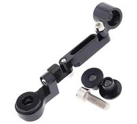 Universal Motorcycle Brake Master Fluid Reservoir Oil Cup Bracket Black