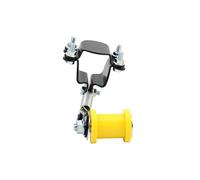 Universal Motorcycle Chain Adjuster With Guide Wheels ATV Electric Bike Scooters Automatic Tensioner Replacement Accessories(Black)