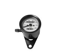 Universal Motorcycle DC 12V Odometer Speedometer Tachometer Motorbike Refit Vintage Instrument Scooter Motor Retro Black Meter