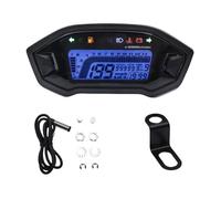 Universal Motorcycle Digital 13000rpm Speedometer Backlight Motor For 2-4 Cylinders Odometer 7 Colors Adjust Odometer(Type Z)