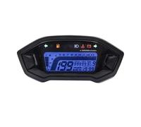 Universal Motorcycle Digital 13000rpm Speedometer Backlight Motor Vehicle For 2-4 Cylinders Odometer 7 Colors Adjust Odometer(Color1)