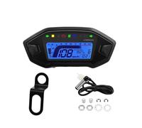 Universal Motorcycle Digital Speedometer Tachometer Dashboard 10000 RPM Instrument Panel Meter Display For 1,2,4 Cylinder(Color5)