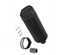Universal Motorcycle Double Outlet Hole Exhaust Carbon Fiber Modified Escape Pipe Muffler DB Killer For Yamaha MT09 MT10 MT 09 10