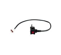 Universal Motorcycle Engine Start Stop Switch ATV Bike Two Wire ON OFF Button Motorbike Accessories Light Compatible With Most Bikes(Red (OFF))