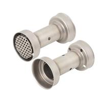 Universal Motorcycle Exhaust Escape System 51mm Silencer Mesh Noise Sound Eliminator Muffler DB Killer Link Pipe Silent Pit Bike