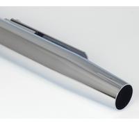 UNIVERSAL MOTORCYCLE EXHAUST SILENCER CUSTOM EXHAUST 15" TAPERED HIGH CHROME