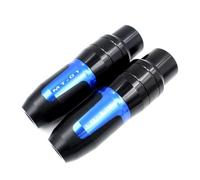 Universal Motorcycle Exhaust Slider For MT01 Motorcycle Accessories CNC Frame Crash Pads Exhaust Sliders Protector(Blue)
