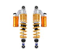 Universal Motorcycle For 320 To 360 Mm Adjustable Rear Damping Shock Absorbers Suitable For X125, 150cc, Other Motorcycles, Motocross(360mm yellow 1pair)