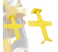 Universal Motorcycle Fork Guard Suspension Support Brace Transportation Tool Tie Down Seal Saver Protection Plastic For Dirt Bike Motocross Accessories Yellow