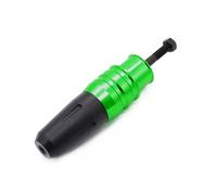 Universal Motorcycle Frame Slider Anti-Falling Engine Protective Crash Bar CNC Aluminum Exhaust Frame Protector Rod Modifications(Green)