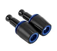 Universal Motorcycle Frame Sliders Crash Pad Protector with 10mm Screw for Racing and Fast Speed Driving CNC Aluminum Alloy Blue Green Red 2pcs (Blue)