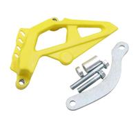 Universal Motorcycle Front Sprocket Cover Chain Protector Guard Small Fly Compatible With 250cc NC450 Kayo Bosuer Avantis Pleic And Similar Models(Yellow)