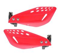 Universal Motorcycle Handguards for Dirt Bikes, Pp Red Handlebar Guards