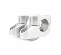 Universal Motorcycle Handle Bar Riser Clamp For CBF300NA 2018 2019 2020 2021-2024 CBF 300 For CBF300 NA 300NA 28mm 1 1/8" Handlebar Riser Back Moved Up Fat Bar(Silver)