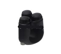 Universal Motorcycle Handlebar Control Switch 1" 7/8" Aluminum 3-Button Mount Compatible With Cafe Racer Style Bikes(1pcs 25mm Black)