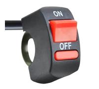 Universal Motorcycle Handlebar Kill Switch ON OFF Button Compatible With Moto Motor ATV Bike DC12V 10A Black