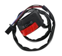 Universal Motorcycle Handlebar Mount Push Button Start Kill ON OFF Headlight Fog Light Switch 12V Compatible With Various Motorcycle Models Aftermarket Replacement