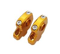 Universal Motorcycle Handlebar Risers 7/8" 22mm 2pcs CNC Aluminum Alloy Adjustable Clamps Heightening Clamp(G)