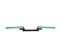 Universal Motorcycle Handlebar Tape Reinforcement Adjustable Cross Bar Balance For Scooters Mopeds Dirt Bike Motocross Refit High Rise Handle Bars(Green)