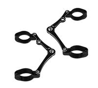 Universal Motorcycle Headlight Mount Clamp Holder 39mm-41mm Fork Tube Bracket Compatible with Cafe Racer and Sportster XL Style Bikes
