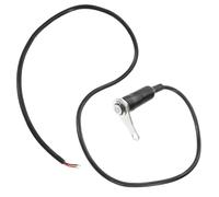 Universal Motorcycle Headlight Switch with Stainless Steel Bracket | Waterproof Handlebar Control, Silver Finish, for Fog Lights and Night Riding on Motorbike Dirt Bikes