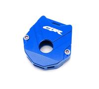 Universal motorcycle key shell For Hon@&da CBR 650R CBR650R CBR500R CBR250RR CBR600RR CBR1000RR 2023 Motorcycle CNC Key Protection Shell Cover Keychain Key Ring(Cover Blue)