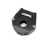 Universal motorcycle key shell For Hon@&da CBR 650R CBR650R CBR500R CBR250RR CBR600RR CBR1000RR 2023 Motorcycle CNC Key Protection Shell Cover Keychain Key Ring(Cover Black)
