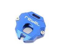 Universal motorcycle key shell For Hon@&da Rebel CM1100 REBEL 1100 1100T DCT 2021 2022 2023 Motorcycle Accessories CNC Key Case Cover Key Shell Keyring KeyChain(Bule)
