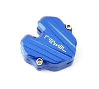 Universal motorcycle key shell For Hon@&da Rebel Cm300 Cm 300 Motorcycle Accessories CNC Key Cover Shell Case Cap Protection Keychain Keyring Key Chain(Key Cover Blue)