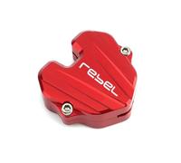 Universal motorcycle key shell For Hon@&da Rebel Cm300 Cm 300 Motorcycle Accessories CNC Key Cover Shell Case Cap Protection Keychain Keyring Key Chain(Key Cover Red)